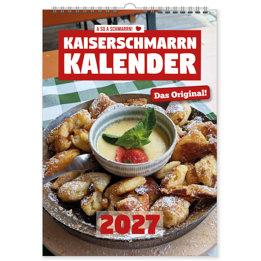 Der Kaiserschmarrn-Kalender 2027 von meinherzschlag – Produktbild 1 von 2.
