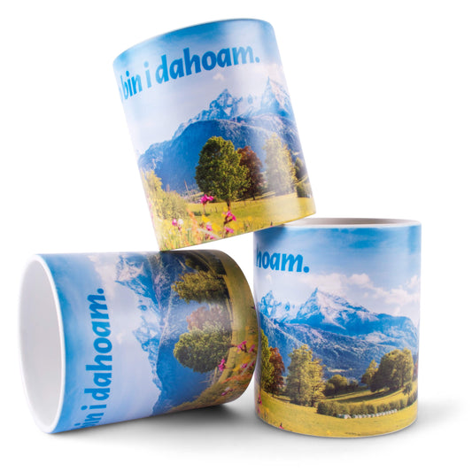 Tasse "Bayerisches Bergpanorama" - meinherzschlag.de