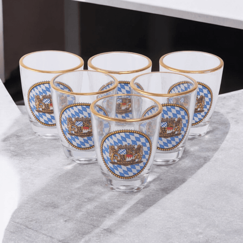 Bayerische Schnapsgläser (6er Set) - meinherzschlag.de