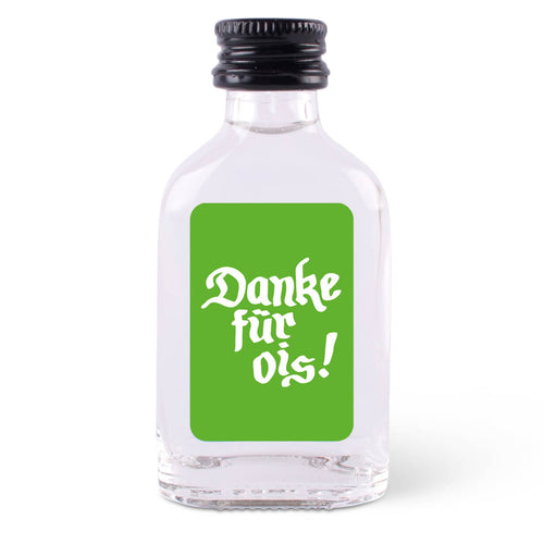 Schnapserl "Danke für ois!" - meinherzschlag.de