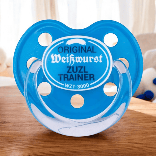 Dizzl "Weisswurst Zuzl Trainer" blau - meinherzschlag.de