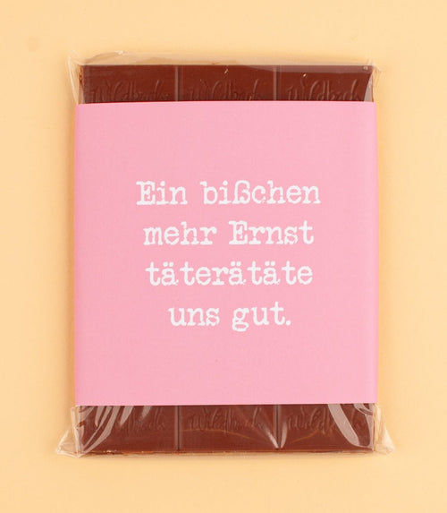 Schokolade "Täterätäte" - meinherzschlag.de