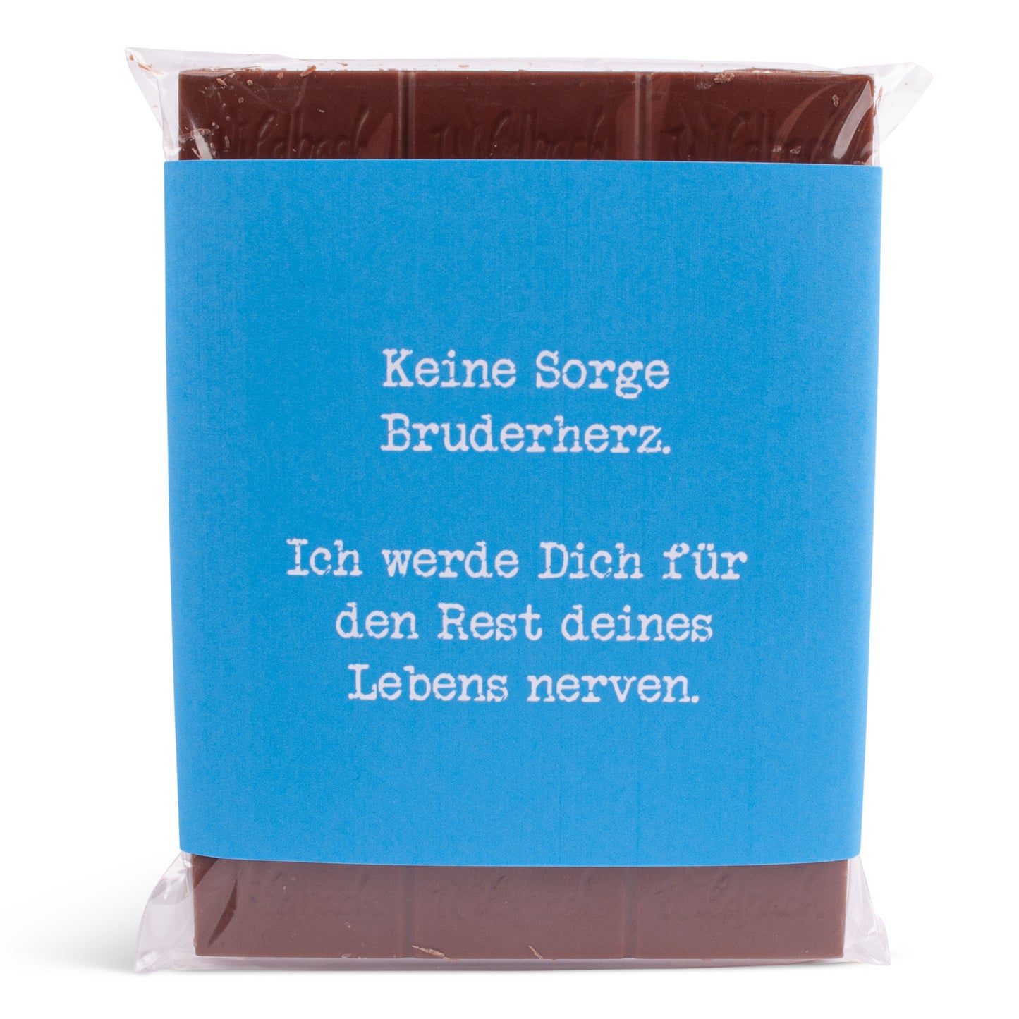 Schokolade "Bruderherz" - meinherzschlag.de