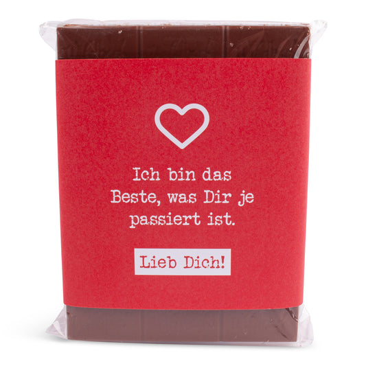 Schokolade "Ich bin das Beste" - meinherzschlag.de