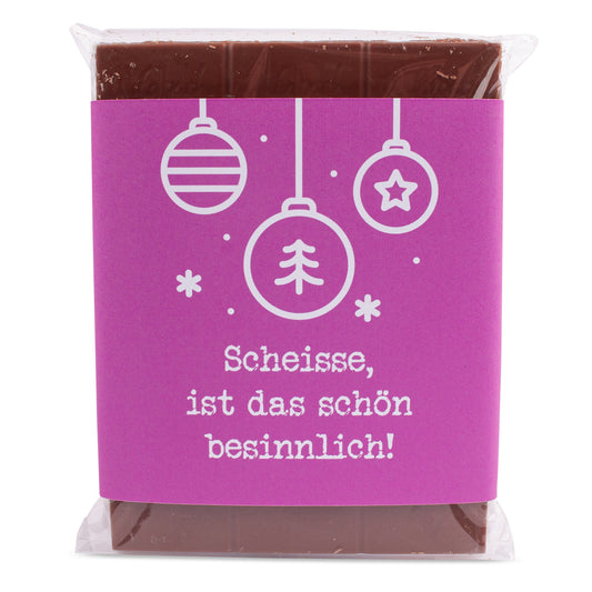Schokolade "Scheisse, ist das schön besinnlich!" - meinherzschlag.de