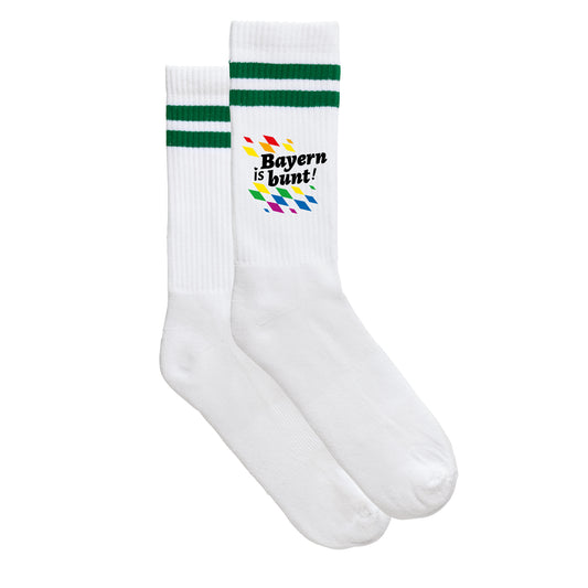Sportsocken "Bayern is bunt!" - meinherzschlag.de