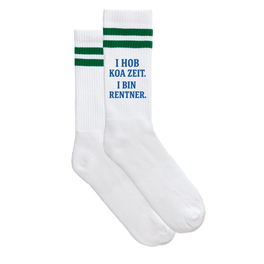Sportsocken "Rentner" - meinherzschlag.de