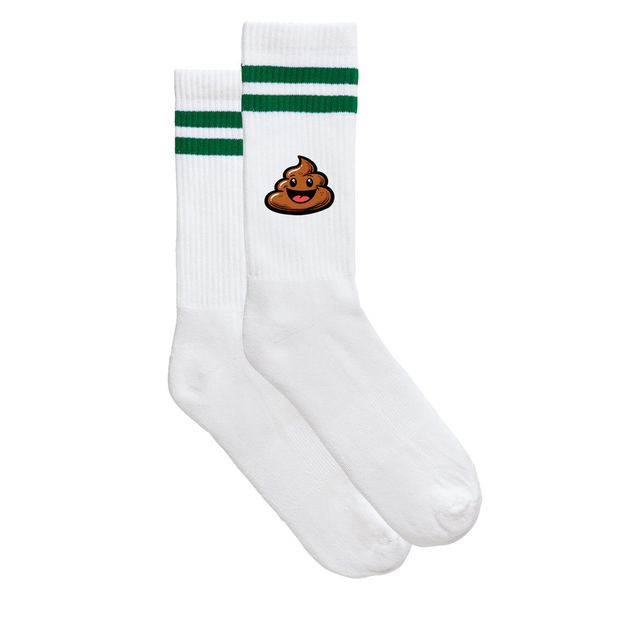 Smiley-Sportsocken "Scheisse"