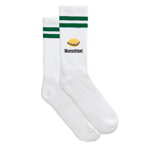 Sportsocken "Leberkas mit Wunschname"