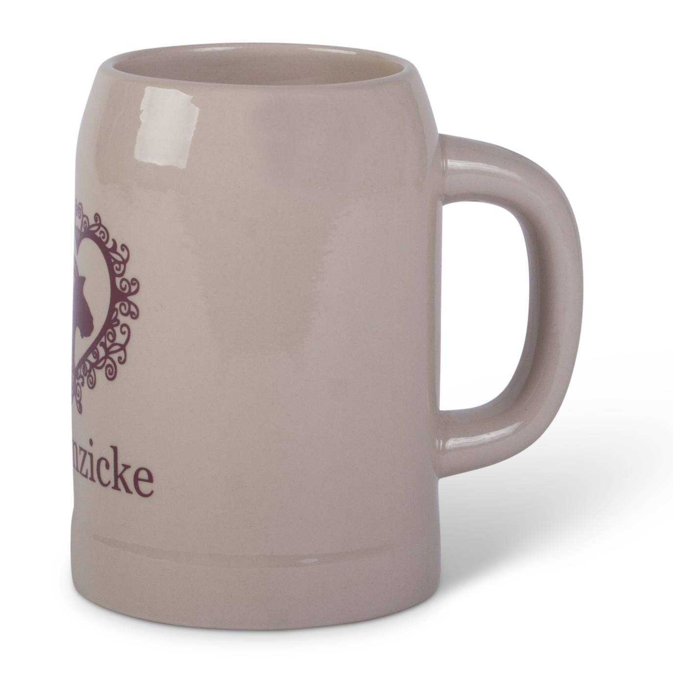 Bierkrug "Alpenzicke" - meinherzschlag.de