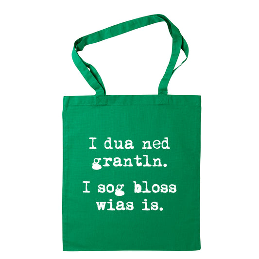 Tasche "I sog bloss wia's is" - meinherzschlag.de