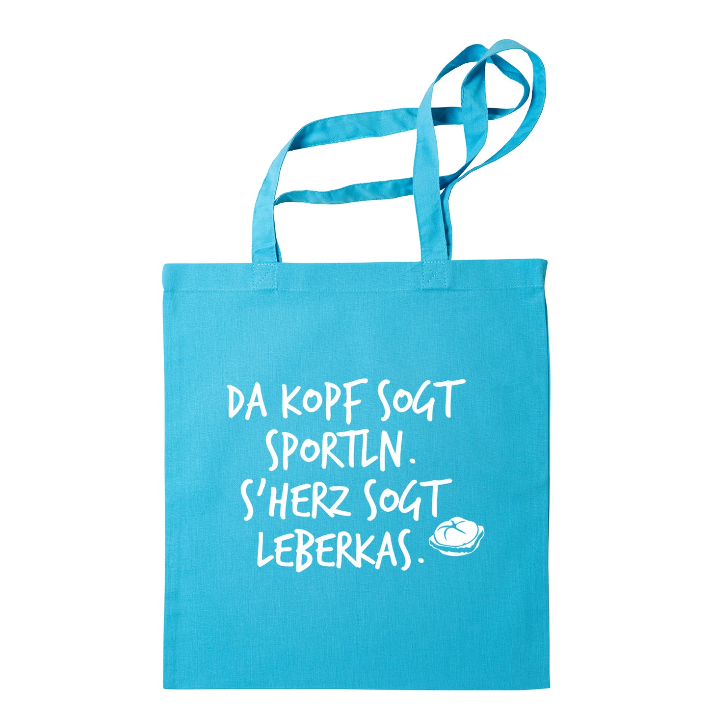 Tasche "s'Herz sogt Leberkas" - meinherzschlag.de
