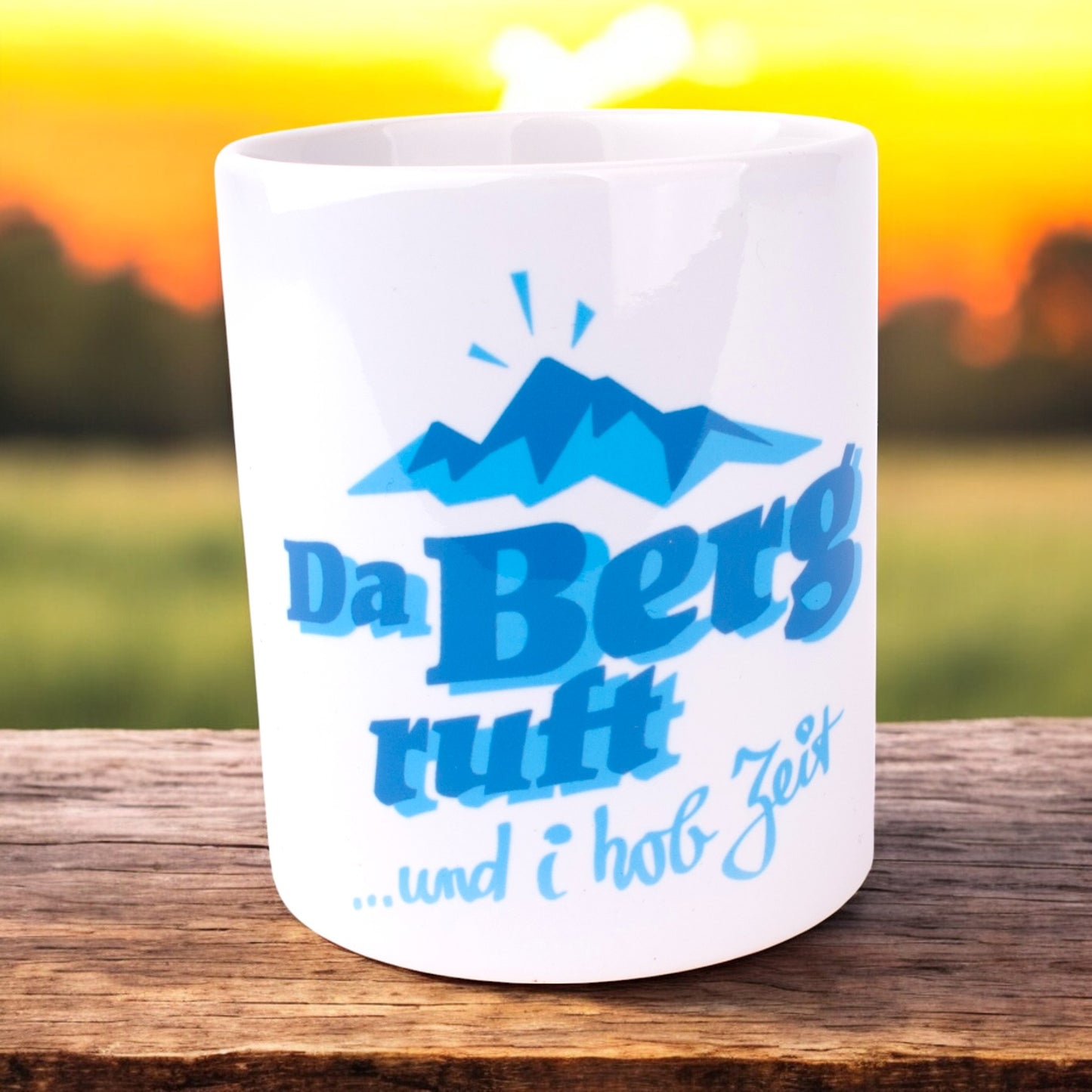Tasse "Da Berg ruft!" - meinherzschlag.de
