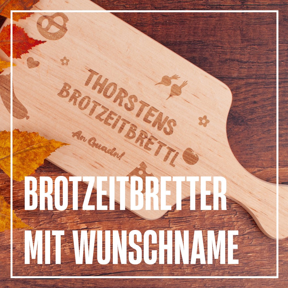 Brotzeitbretter mit Wunschname - meinherzschlag.de