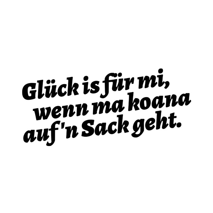 Motiv: Glück is für mi - meinherzschlag.de