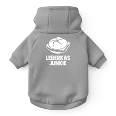 Hunde-Hoodie "Leberkasjunkie"