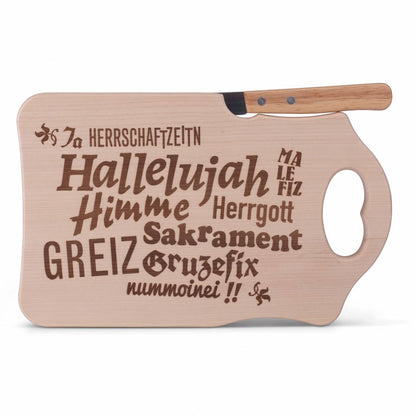 Brotzeitbrettl "Herrschaftzeitn" - meinherzschlag.de