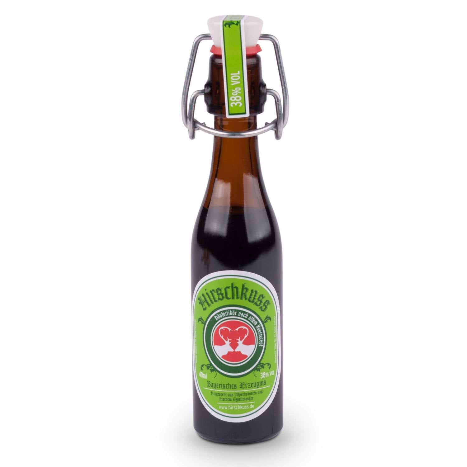 Kräuterlikör "Hirschkuss" 4cl - meinherzschlag.de