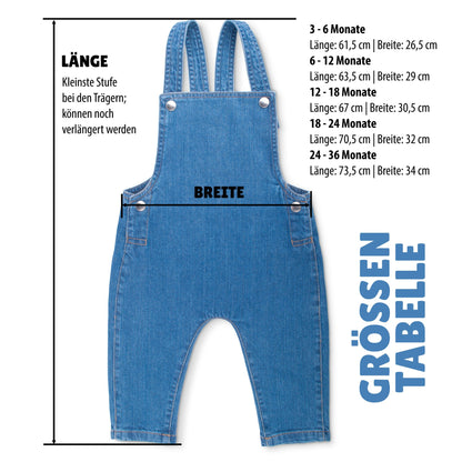 Baby Latzhose "Mei erste Arbeitshosn" - meinherzschlag.de