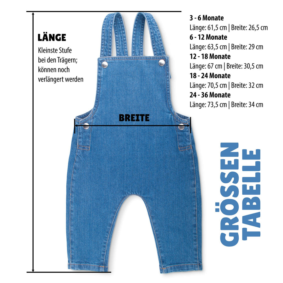 Baby Latzhose "Lausderndl" - meinherzschlag.de