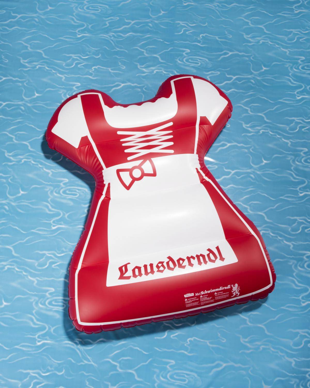 Aufblasbares Schwimmdirndl - meinherzschlag.de