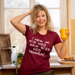 Damen-Shirt "Koa Bier ned drunga!"
