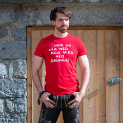 Herren-Shirt "Koa Bier ned drunga!"