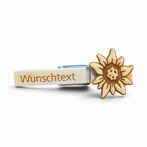 Glupperl/Wäscheklammer "Edelweiß" von meinherzschlag – Produktbild 1 von 2.