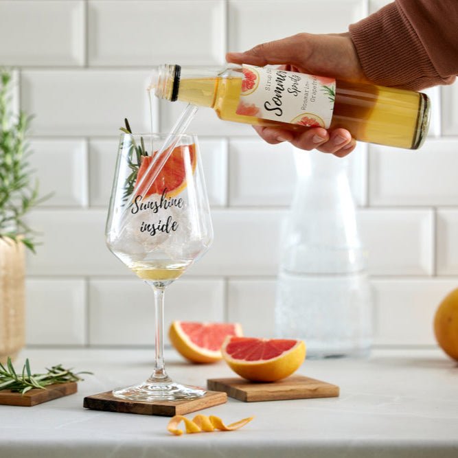 Sommer - Spritz - Sirup "Rosmarin & Grapefruit" - meinherzschlag.de