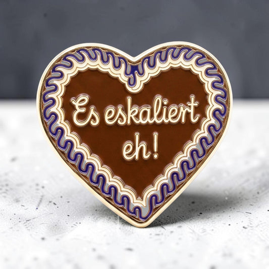 Ansteck-Pin "Es eskaliert eh!"