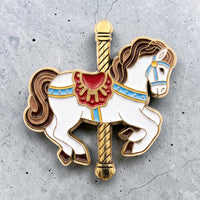 Ansteck-Pin "Karusellpferd"