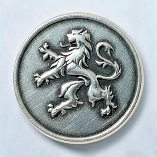 Ansteck-Pin "Löwenmünze"