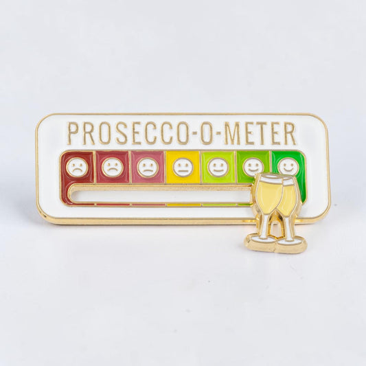 Anstecker "Prosecco-O-Meter"