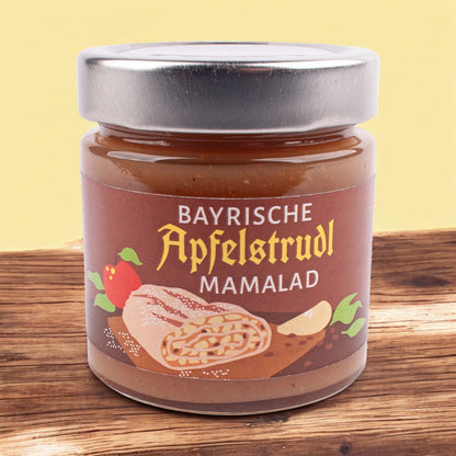 Fruchtaufstrich "Bayrische Apfelstrudl Mamalad" - meinherzschlag.de