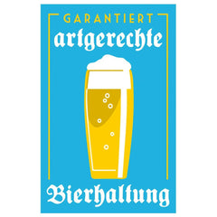 Aufkleber "Artgerechte Bierhaltung"