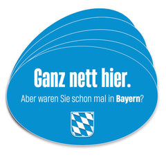 5er Aufkleber-Pack "Ganz nett hier."