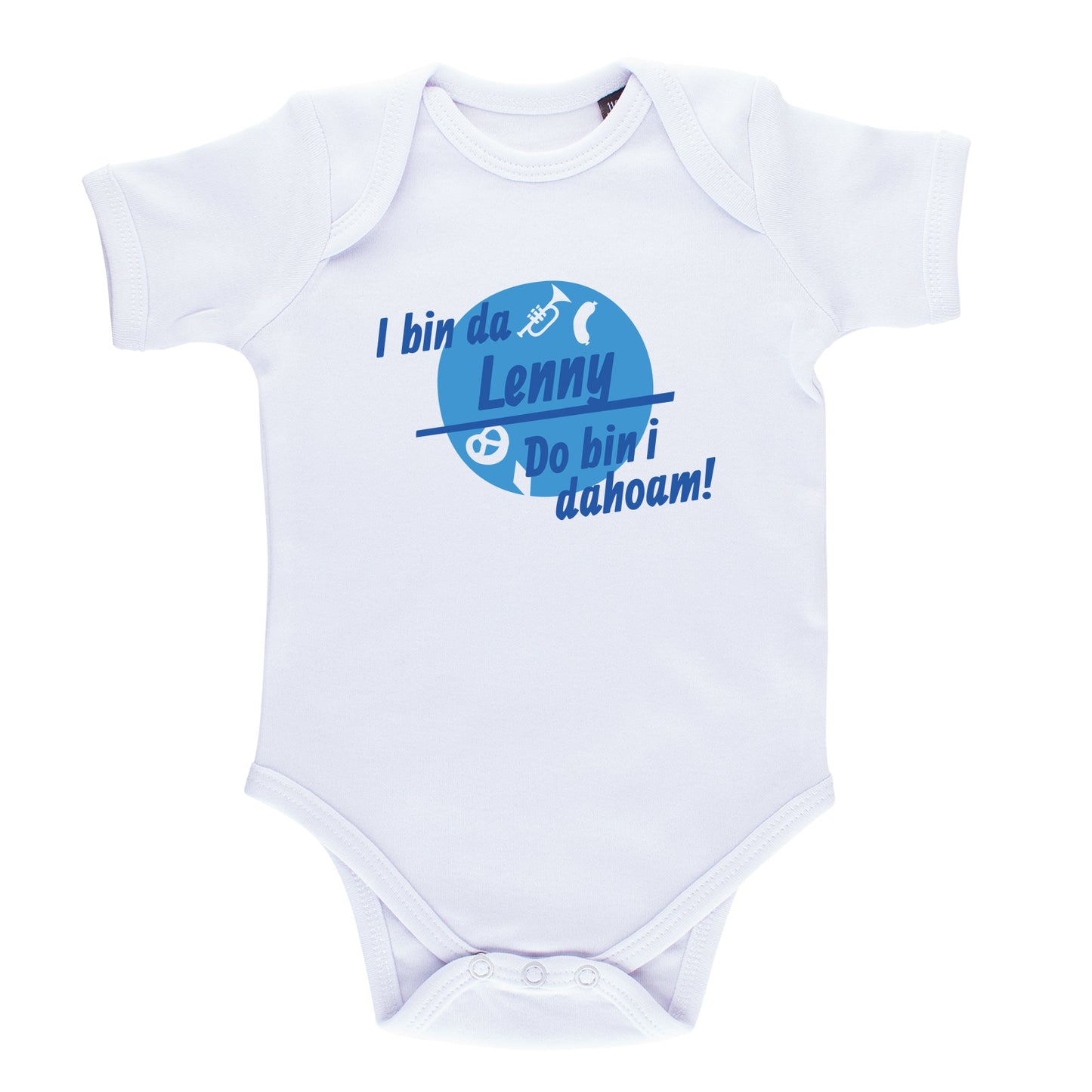 Baby Body "Do bin i dahoam" mit Wunschname - meinherzschlag.de