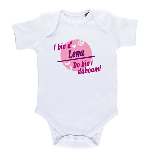 Baby Body "Do bin i dahoam" mit Wunschname - meinherzschlag.de