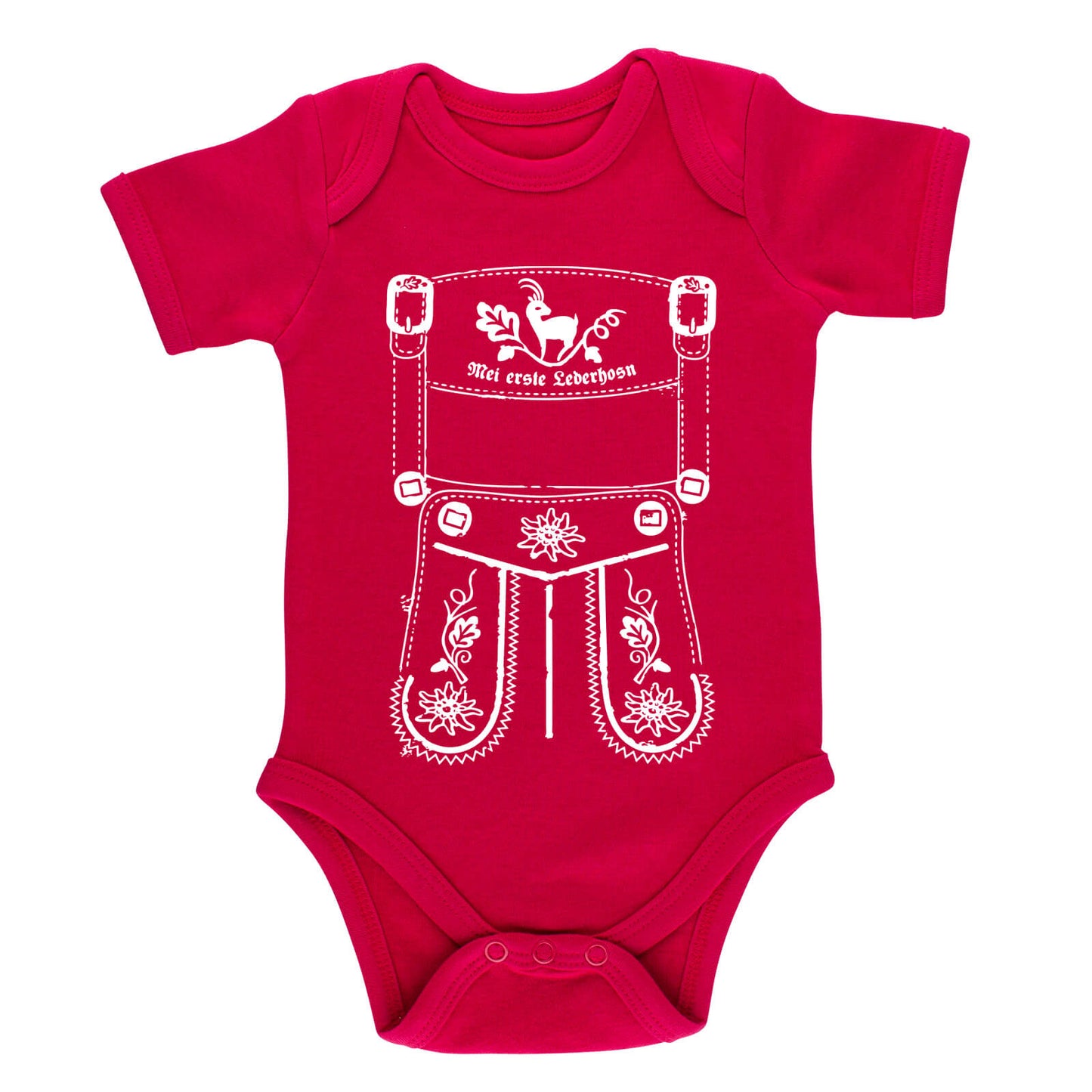 Baby Body Lederhose "Mei erste Lederhosn" - meinherzschlag.de