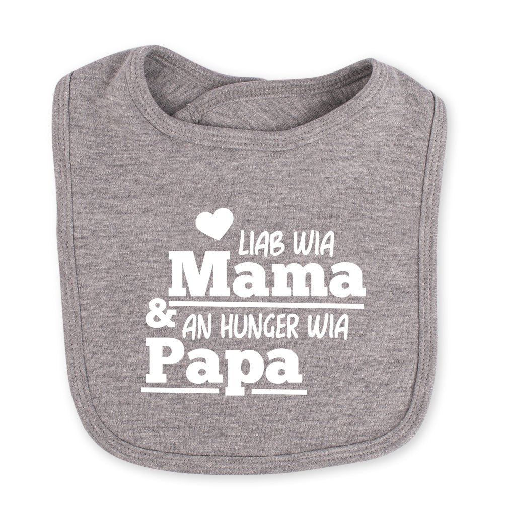 Babylätzchen "An Hunger wia Papa!" - meinherzschlag.de