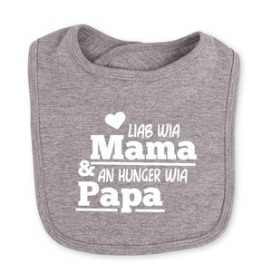 Babylätzchen "An Hunger wia Papa!" - meinherzschlag.de