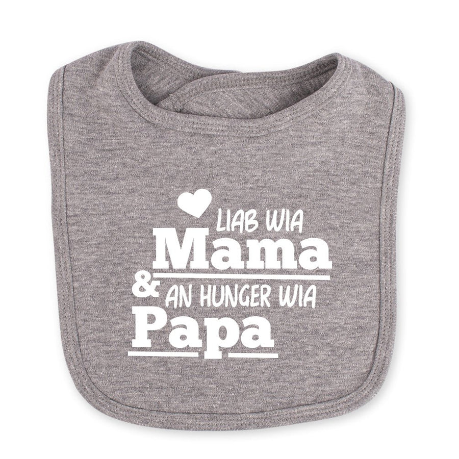 Babylätzchen "An Hunger wia Papa!" - meinherzschlag.de