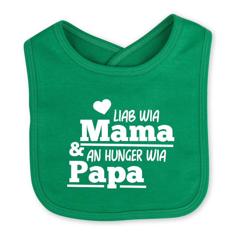 Babylätzchen "An Hunger wia Papa!" - meinherzschlag.de