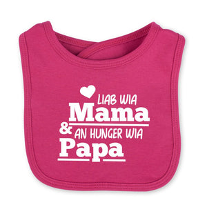 Babylätzchen "An Hunger wia Papa!" - meinherzschlag.de