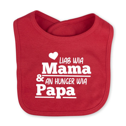 Babylätzchen "An Hunger wia Papa!" - meinherzschlag.de