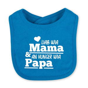 Babylätzchen "An Hunger wia Papa!" - meinherzschlag.de
