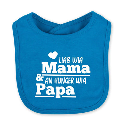 Babylätzchen "An Hunger wia Papa!" - meinherzschlag.de