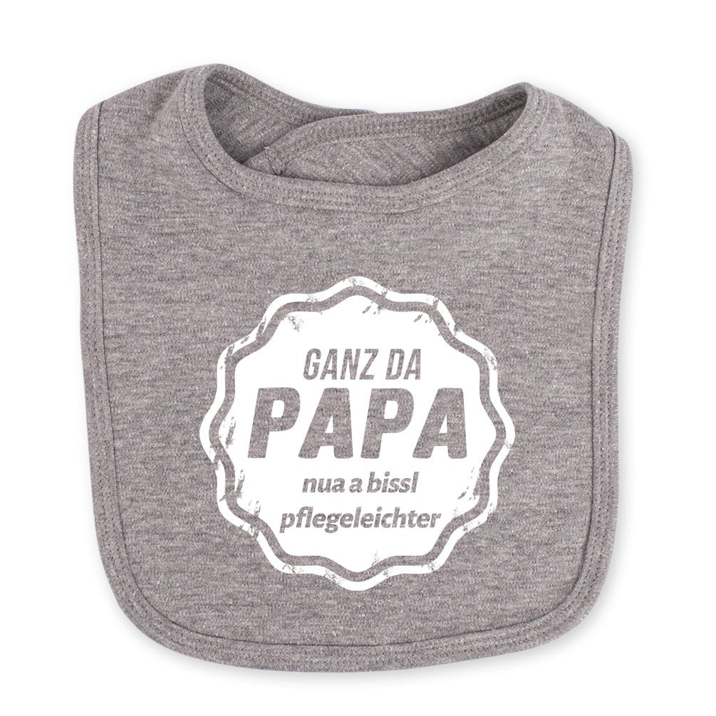 Babylätzchen "Ganz da Papa" - meinherzschlag.de