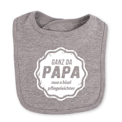 Babylätzchen "Ganz da Papa" - meinherzschlag.de