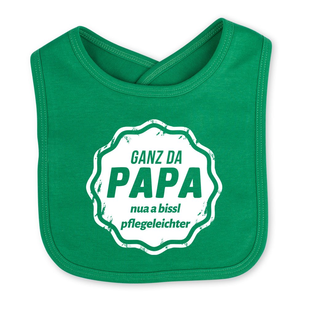 Babylätzchen "Ganz da Papa" - meinherzschlag.de
